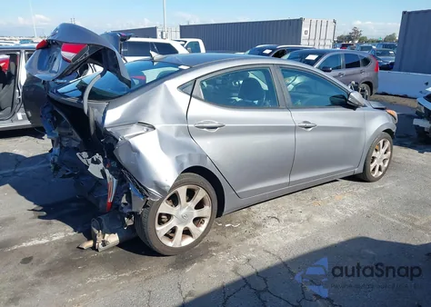 2012 Hyundai Elantra Limited (Ulsan Plant) z USA, uszkodzony, nr VIN KMHDH4AEXCU493206